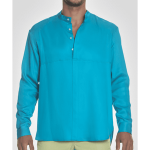 Long-Sleeve Shirt Turquoise SHOKAN 28