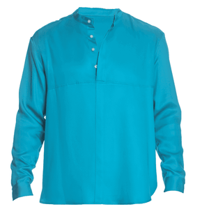 Long-Sleeve Shirt Turquoise SHOKAN 28